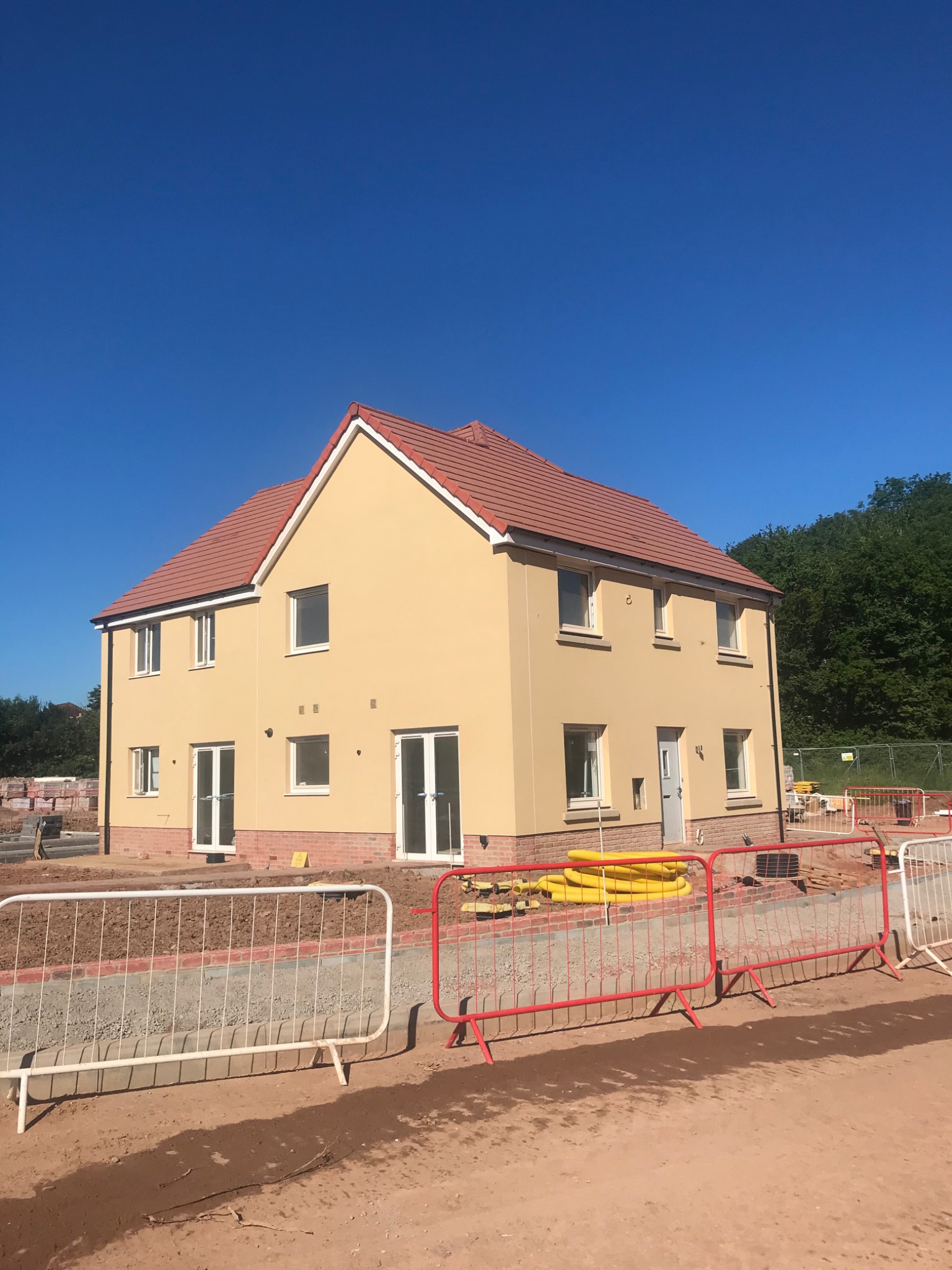 New-build rendering project